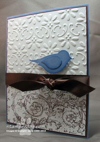 Cecil's Blue Bird of Happiness Card Cecil's Blue Bird of Happiness Card