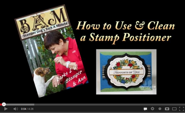 Video:  How to Use & Clean Your Stamp Positioner