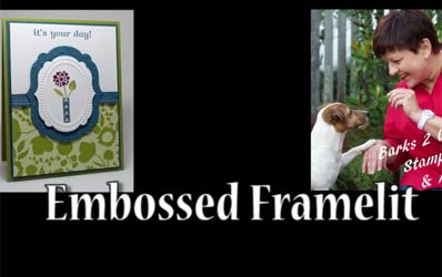 Embossed Framelits Card Video