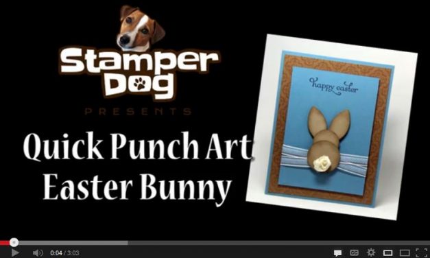 3 Minute Punch Art Easter Bunny Video