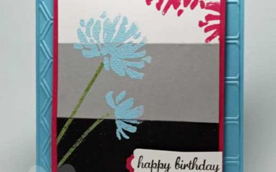 Color Block Birthday Card