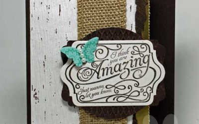 Textured Card for Thank You Thursday