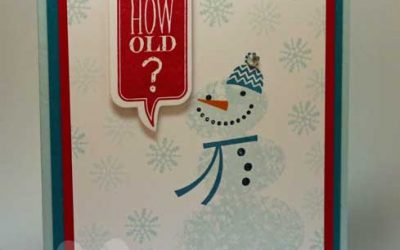 Happy Birthday Snowman Sneak Peek