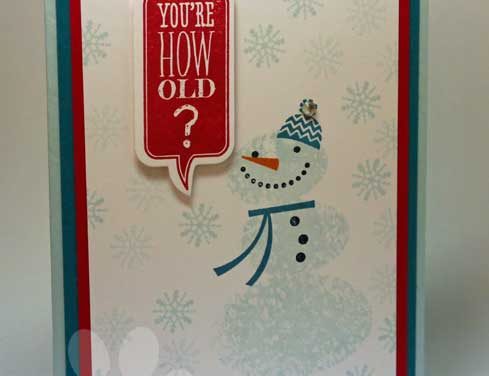 Happy Birthday Snowman Sneak Peek