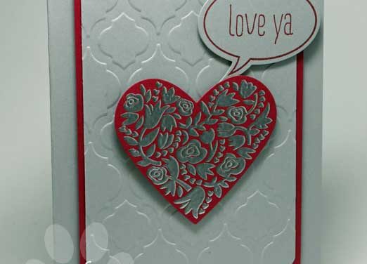Would You Like to Make a Masculine Valentine Card?
