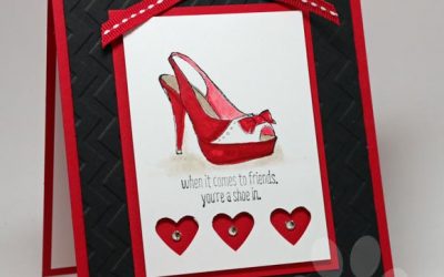 Valentine Card for a Shoe Loving Friend