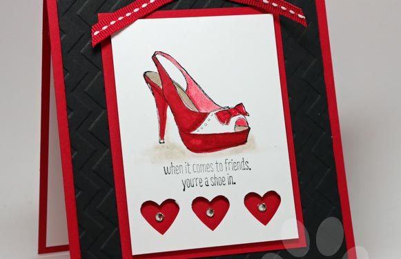 Valentine Card for a Shoe Loving Friend