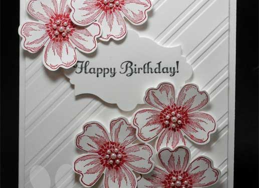 Pretty Quick and Clean Birthday Card