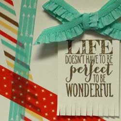 Quick, Easy and Fun Washi Tape Card