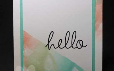 Abstract Thank You Card