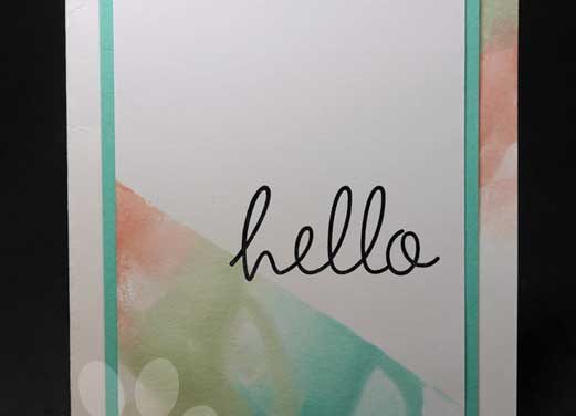 Abstract Thank You Card