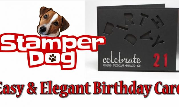 VIDEO:  How to Make an Easy & Elegant Birthday Card