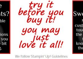 Sweet Treats!  Our Stampin’ Up! Paper Shares