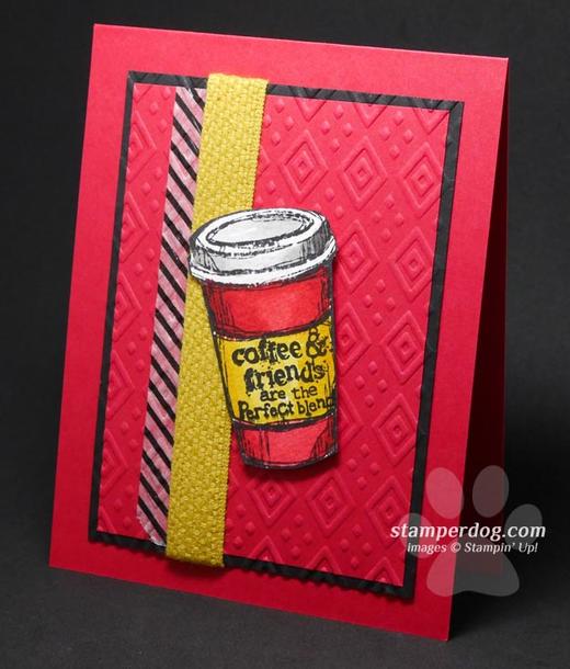 Handmade Coffee Card