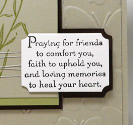 Is it Time for a Sympathy Card Idea?