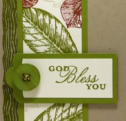 More Quick & Fun Vintage Leaves Card