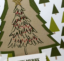 Split Christmas Card