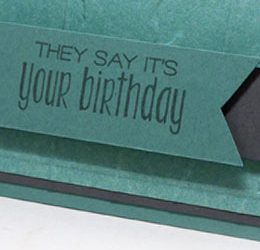 Disappearing Masculine Birthday Card