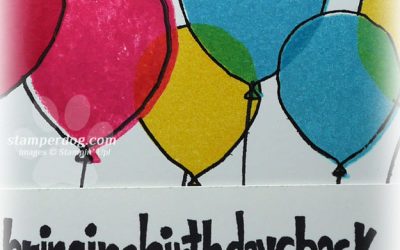 Bright Balloon Birthday Card