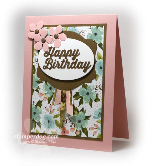 Pink Birthday Card Idea