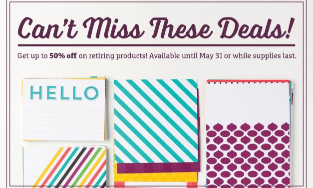 Retiring Stampin’ Up! Stamps & Accessories