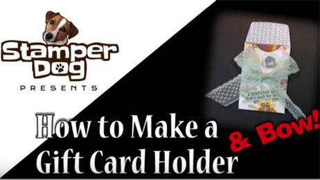 How to Video:  Gift Card Holder & Bow