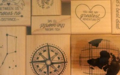 How the Going Global Stamp Set Fits in the Box