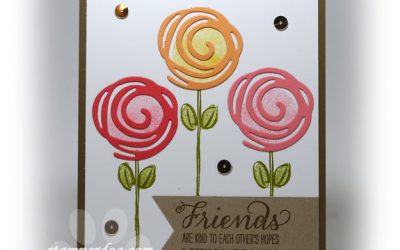Swirly Bird Flowers