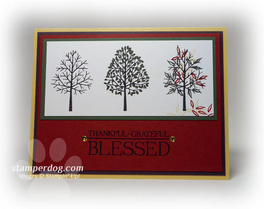 Card with Trees