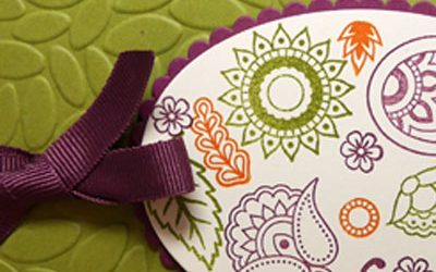 Fall Paisley Z-Fold Card