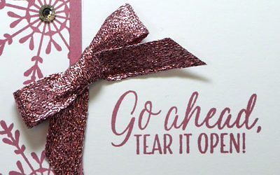 Pink October, Pink Christmas Card