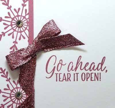 Pink October, Pink Christmas Card