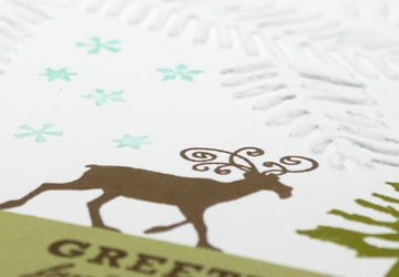 Masculine Christmas Card from Santa