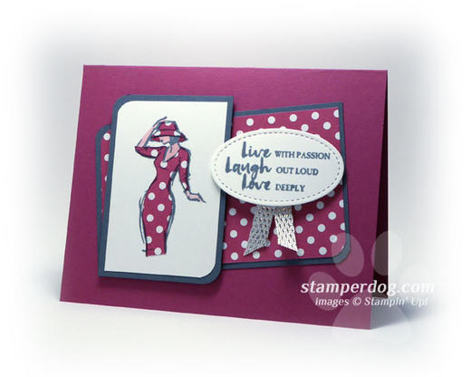 Paper Pieced Thinking of You Card
