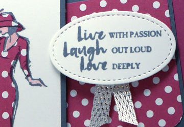 Paper Piecing a Thinking of You Card
