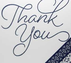 A Special Simple Thank You Card