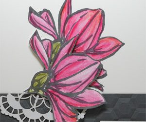 We Loved Making a Flower Card
