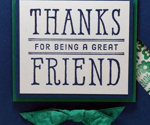 A Thank You Note for a Good Friend