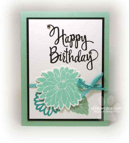 Mint Birthday Card Idea