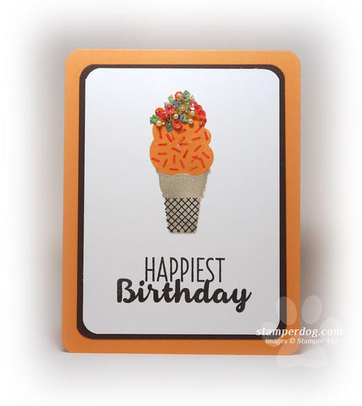Cheerful Birthday Card Idea
