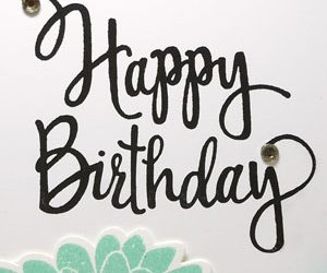 Mint Birthday Card