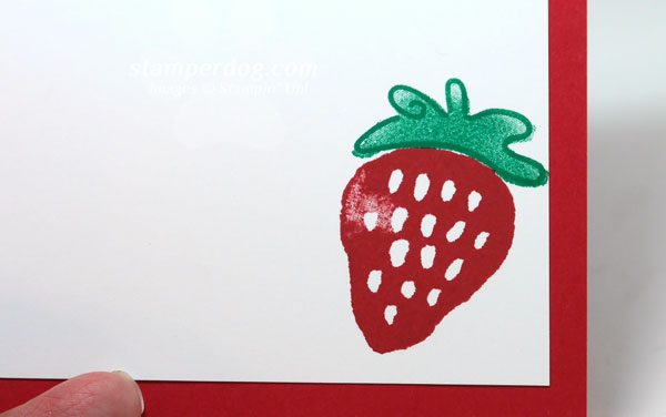 A Quick Red Thank You Card