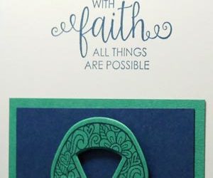 Liver Cancer Ribbon Card