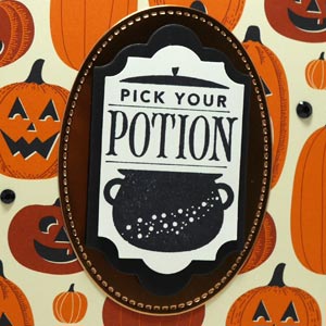 Quick Pick Your Potion Halloween Card