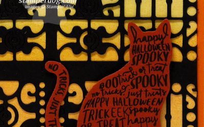 Halloween Cat Card in the House!
