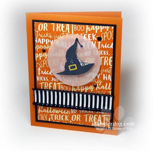Witches Hat Halloween Card
