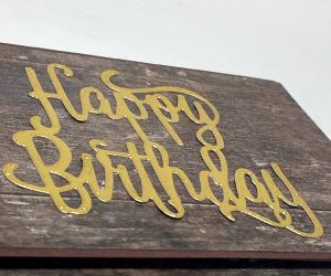 Masculine Birthday Card for Frank