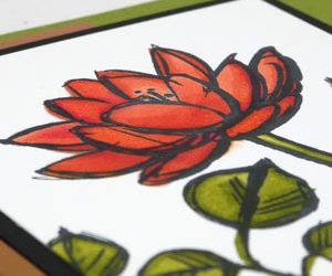 Watercolor Flowers a New Way
