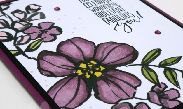 Fast, Easy and Elegant Birthday Card