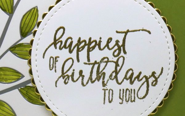 Easy and Elegant Birthday Card